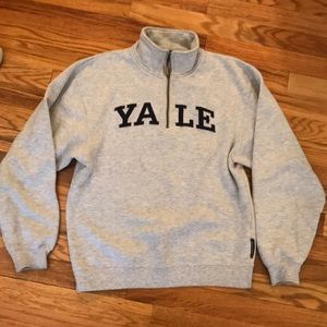 Yale 1/4 Zip Port Authority Sweatshirt